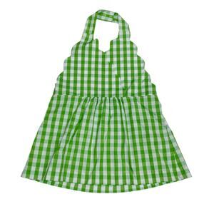 NWT Little English Size 10 Scallop Green Halter Top
